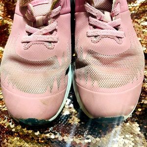 Very Used Nike Pink Girl Sneakers. Good Sneakers for park days, hiking days